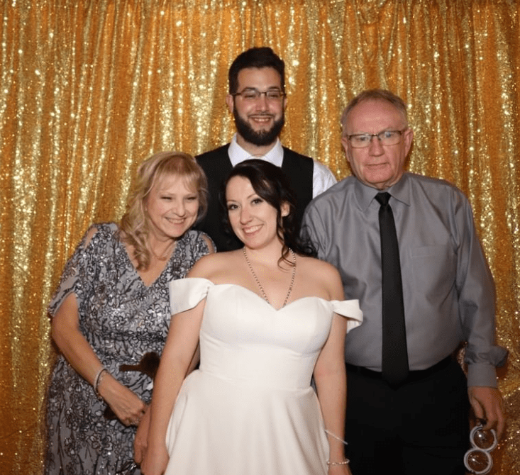 Family Photo - Wedding Anniversary with Stouffville Photo Booth