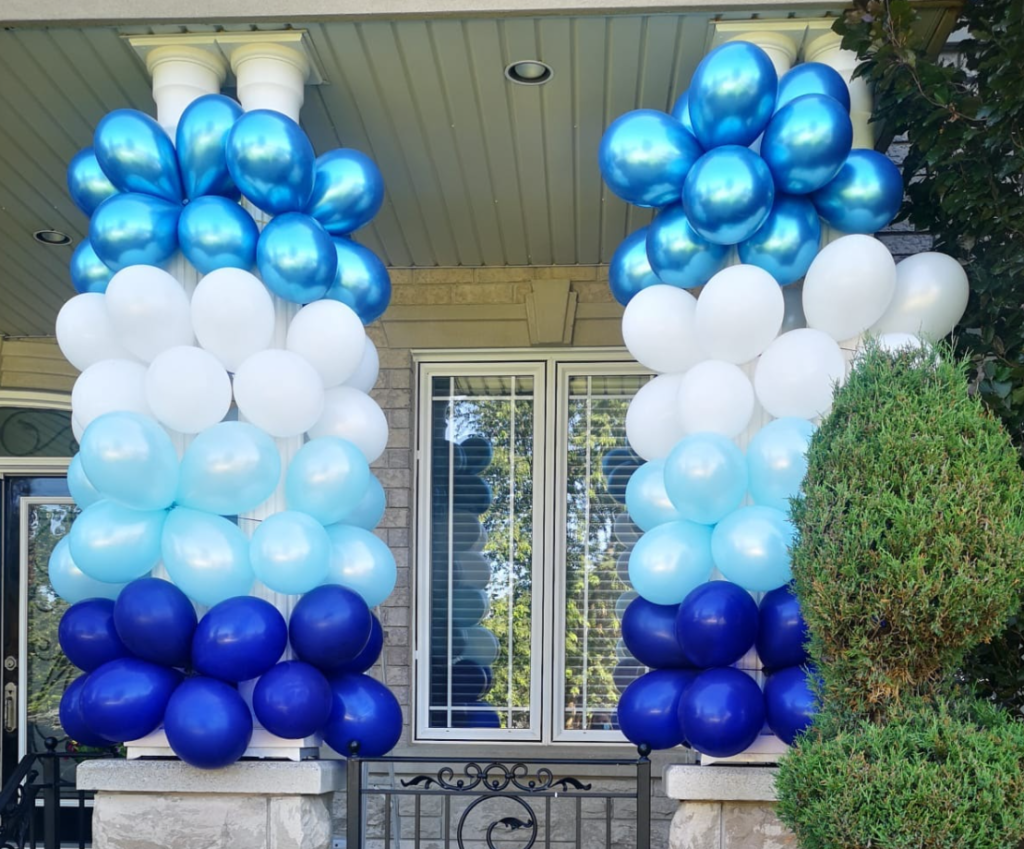 Blue & White Balloon - Stoney Creek Balloon decor