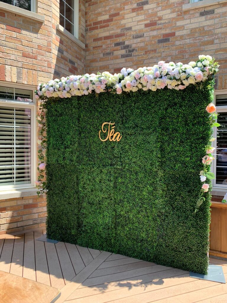 Green Grass Wall - Stoney Creek Flower Wall