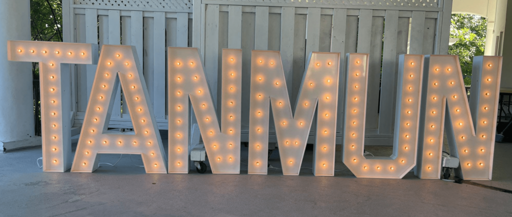 Tanmun - Niagara Falls marquee letters