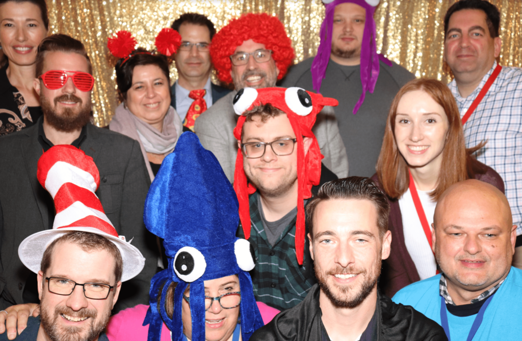 Group with Props - Tips For Hiring Toronto Photo Booth-min