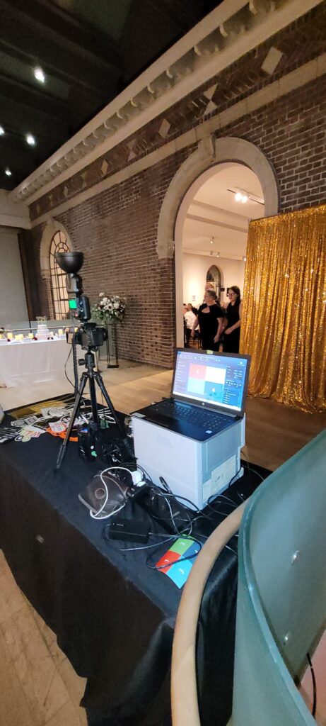 Wedding photo booth rental in Burlington