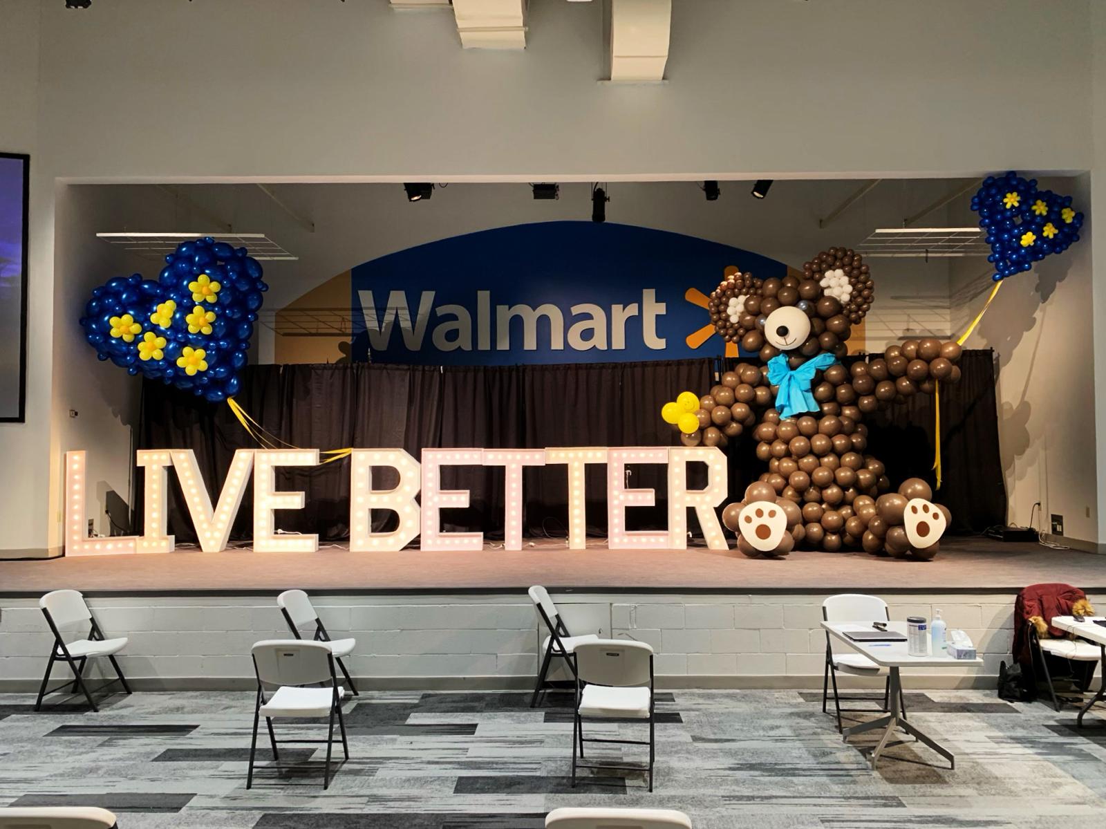 walmart event decor 