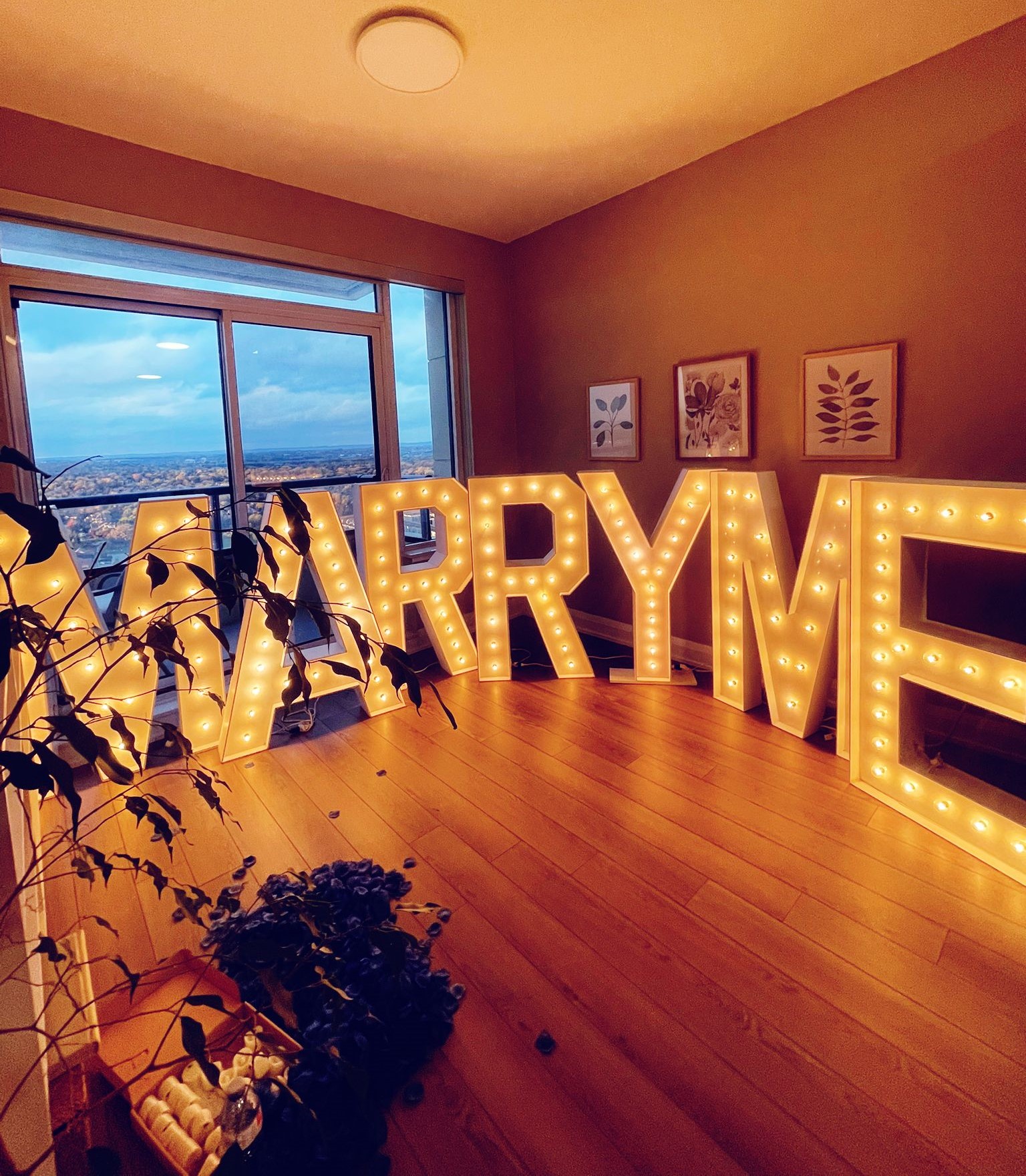 Bright Wedding Oakville Marquee Letters Rental Company