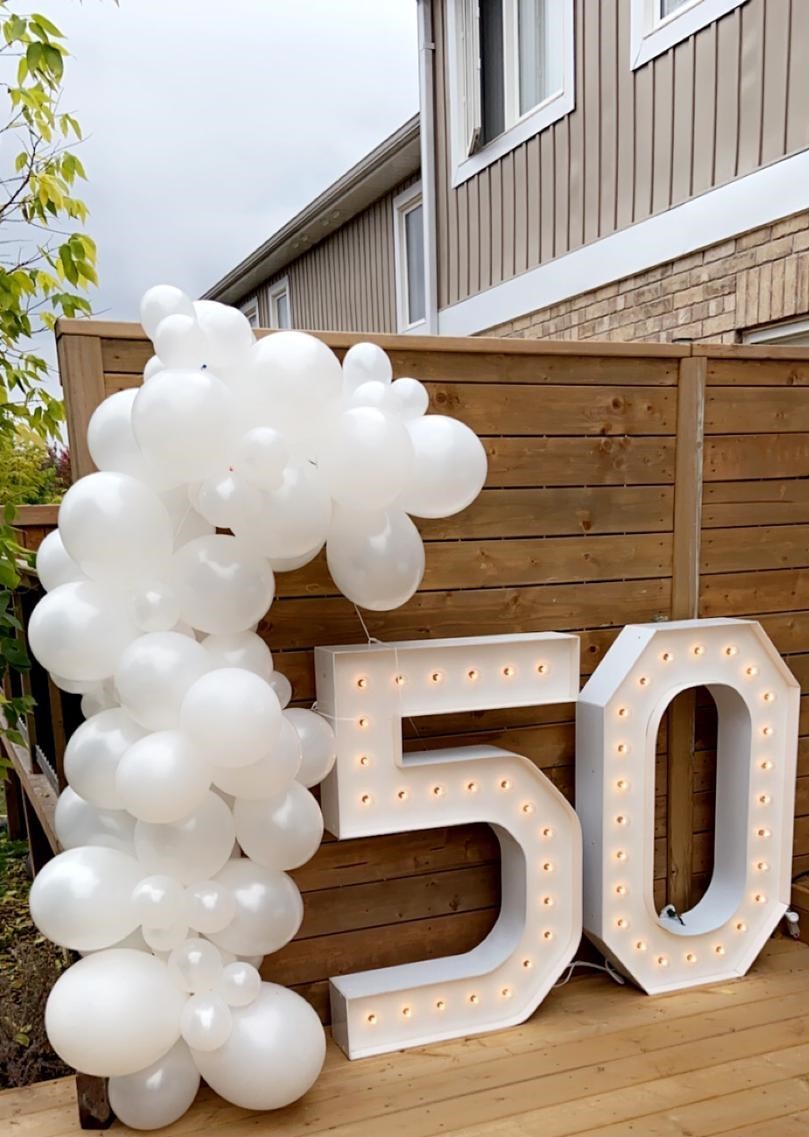 White Balloon Decor Service Brampton