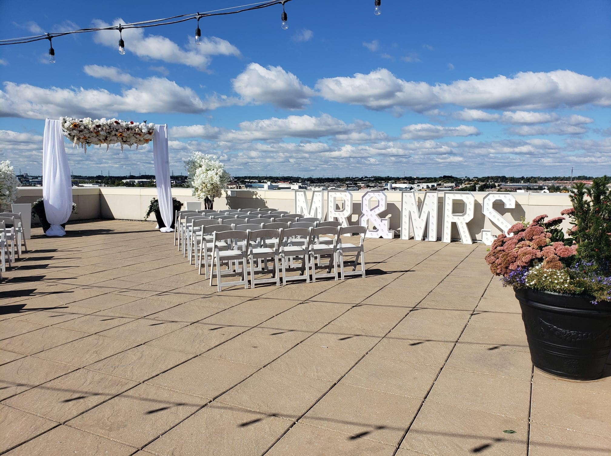 Wedding White Mississauga Marquee Block Letters Company