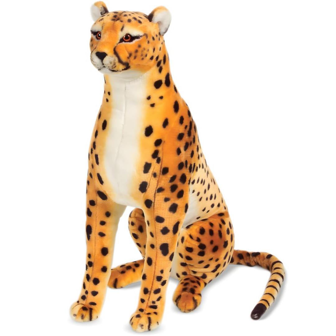 Lifelike Cheetah Plush Stuffed Animal