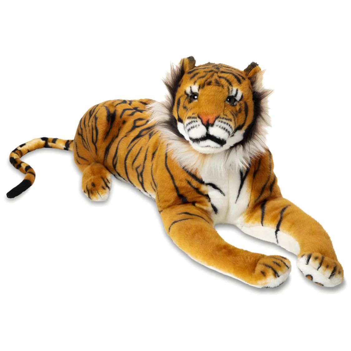 Lifelike Tiger Plush Stuffed Animal